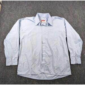 Par Excellence Shirt Mens 44 Blue Cotton Fashion Beyond Compare Formal Slim Fit